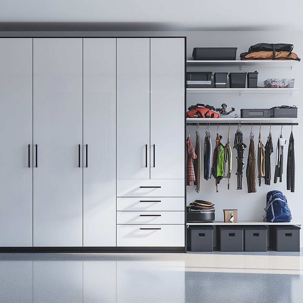 Premium garage cabinet system